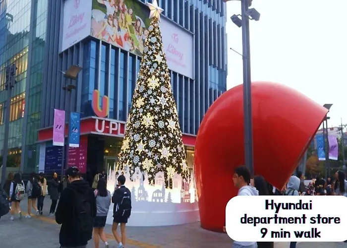 Hongdae&sinchon 10min! 3 Beds, Late Checkout, Bag Storage, Parking, Pet, Netflix, Cook Apartment
